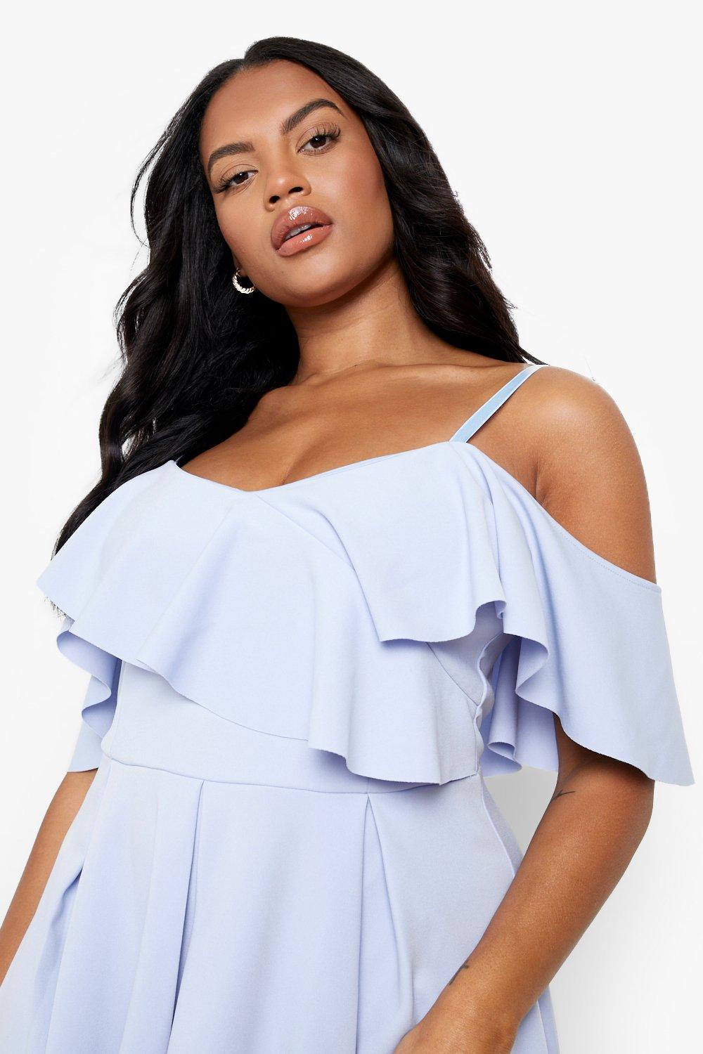 Boohoo sky clearance blue dress